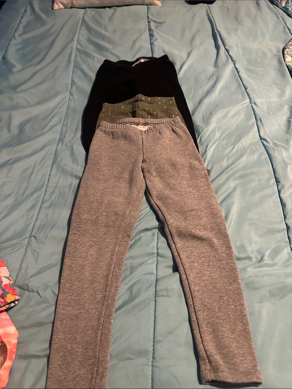 Cat & Jack Gray, Black and Olive Kids Jogger Set